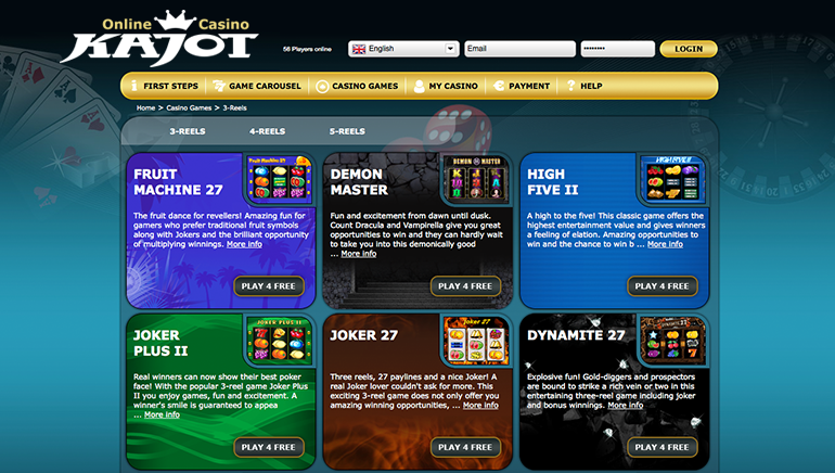 Kajot Casino სქრინშოტი 3