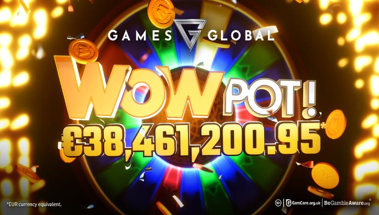 ახლახანს WowPot!™-ის ჯეკპოტმა ახალი რეკორდი დაამყარა: Games Global-მა 38.4 მილიონი ევრო გაათმაშა